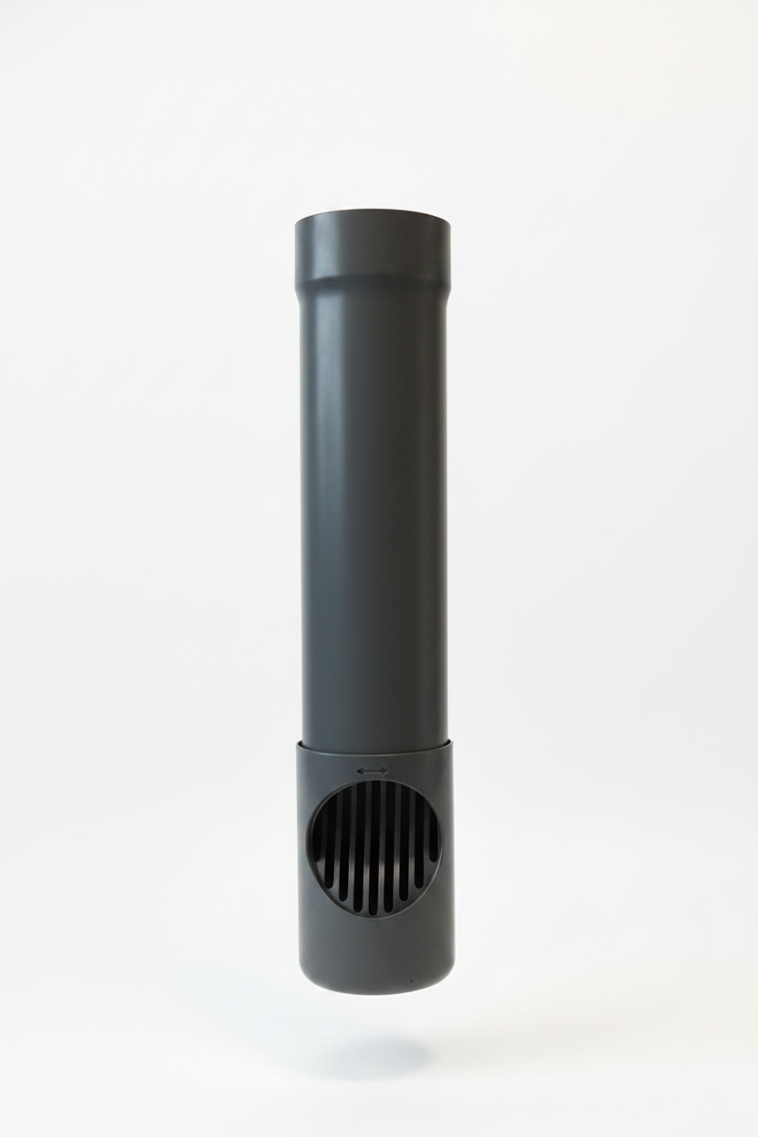 Aluminium Draaibare Bladafscheider Ø 100 mm - RAL-7016