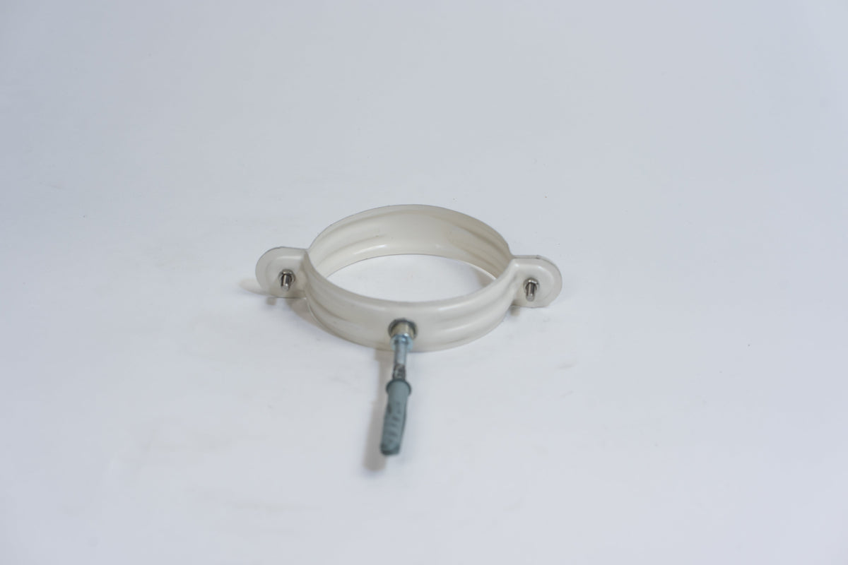 Aluminium HWA Beugel Rond Buis Ø100 mm Crème RAL-9001