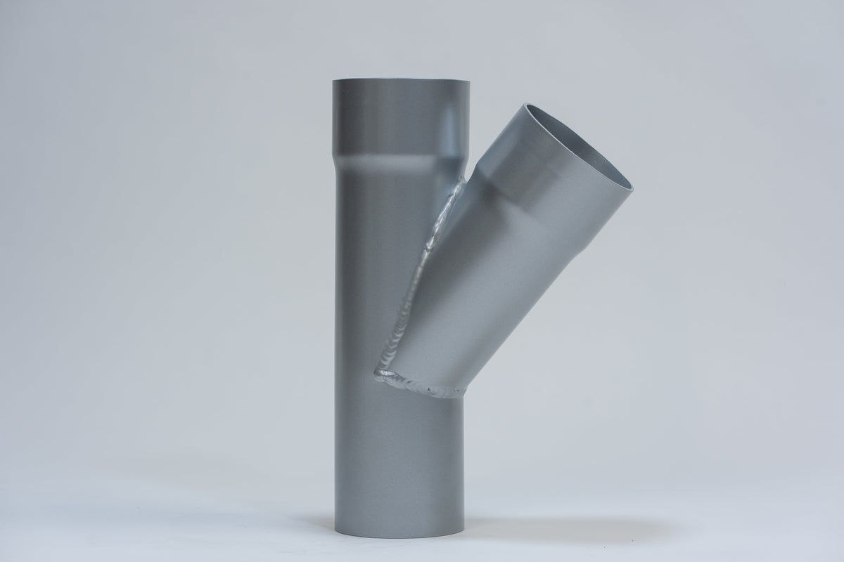 Aluminium HWA T-stuk 40° Rond Ø100 mm - Kleur n.t.b.