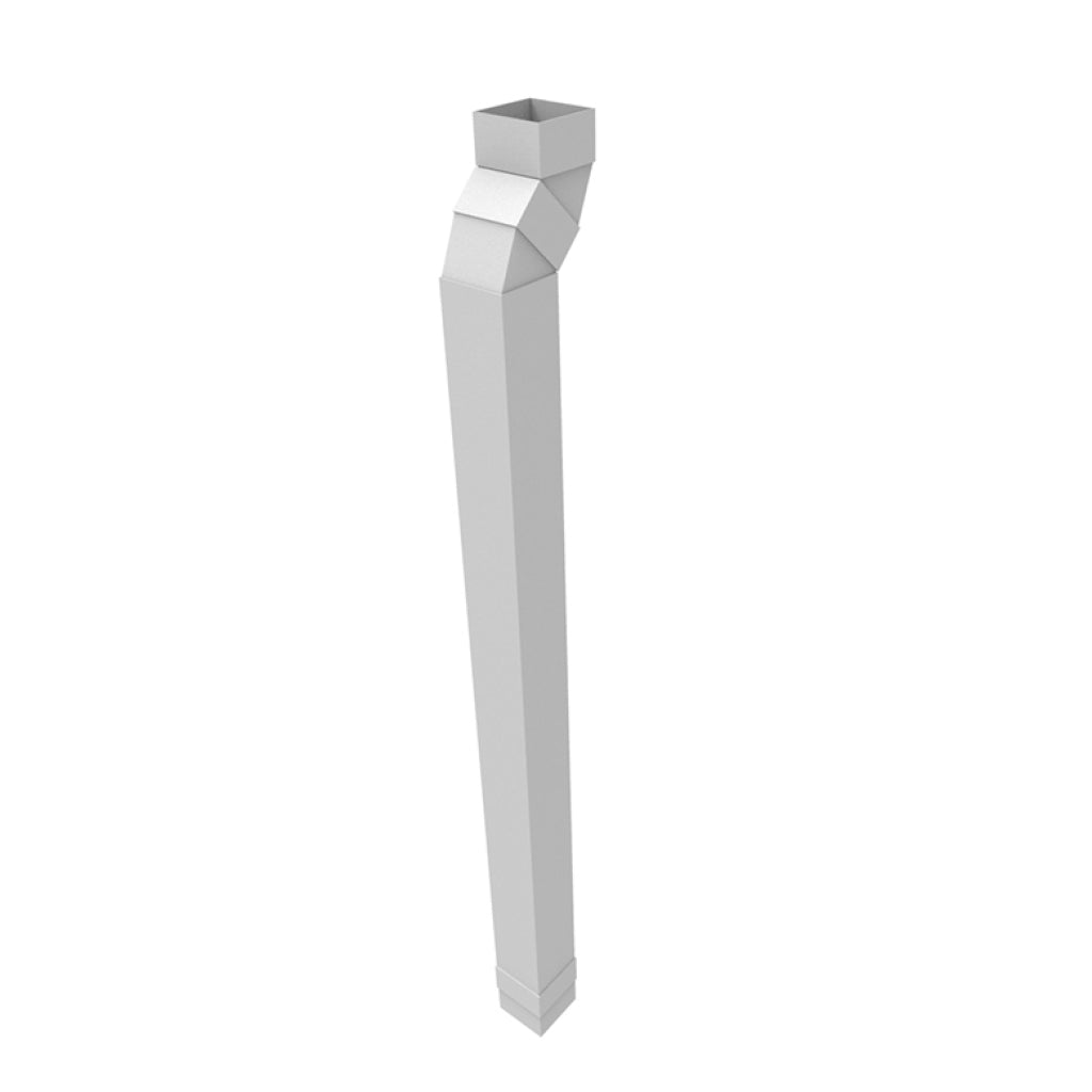 HWA ALU Vierkant 80 Zilver RAL9006