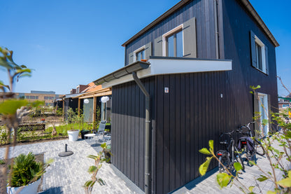 Aluminium HWA Bocht 40° Rond Ø100 mm Crème RAL-9001