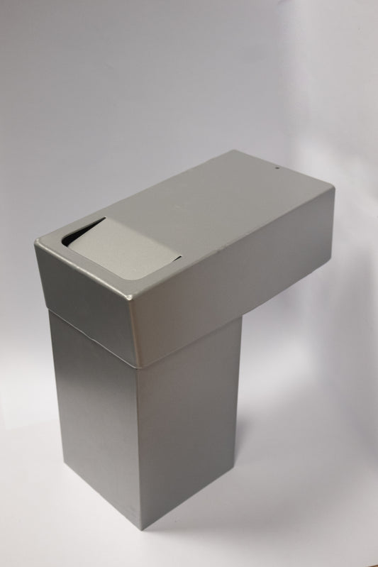 Alu Stadsuitloop Vierkant 100 mm 60x100 mm Diameter 75 mm - Kleur n.t.b.