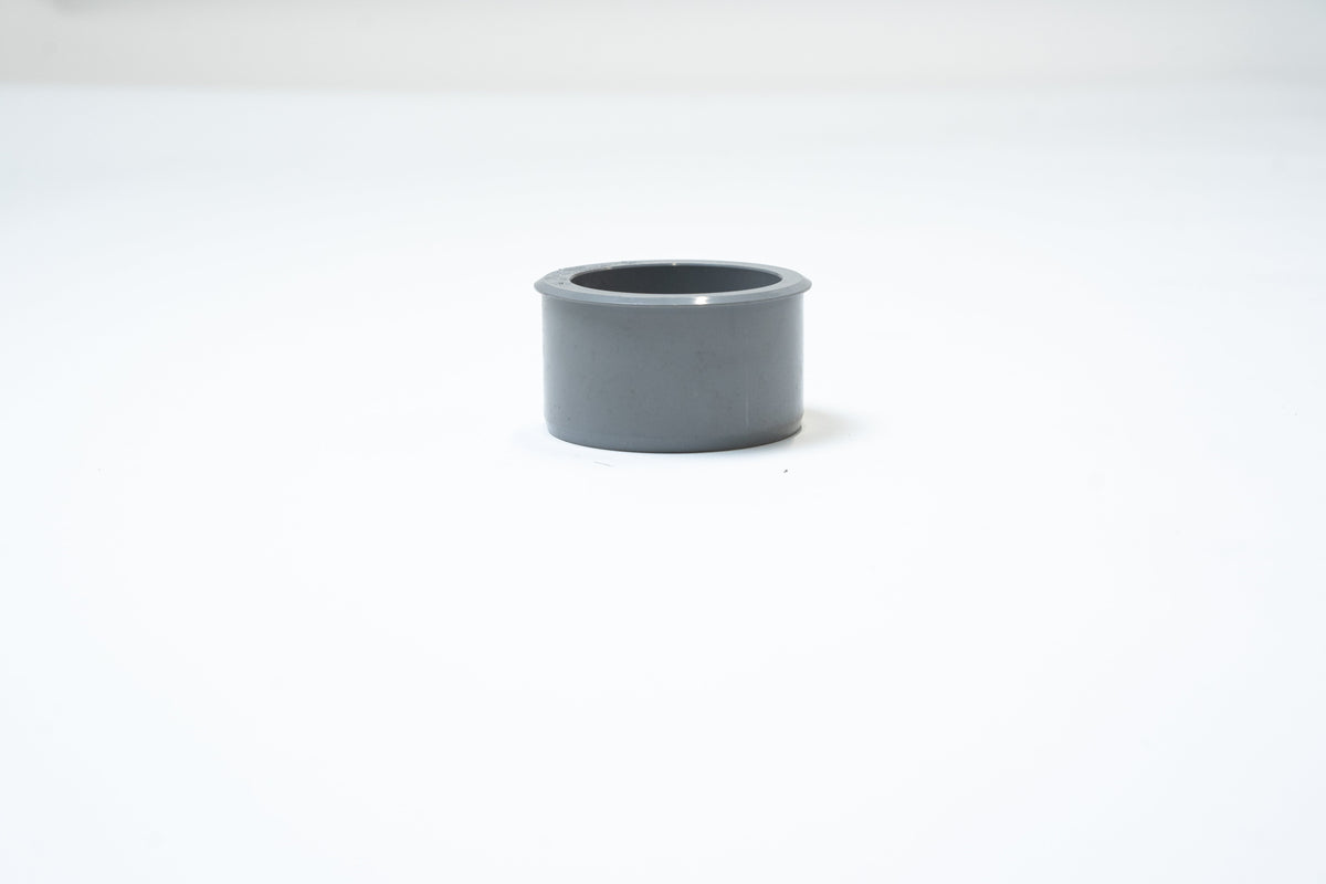 HWA verloopring, PVC, grijs, 100 x 80 (per stuk)