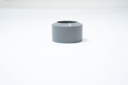 HWA verloopring, PVC, grijs, 125 x 80 (per stuk)