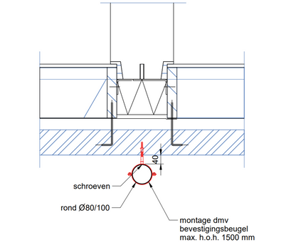 Aluminium HWA Buis Rond Ø100 - Kleur n.t.b.