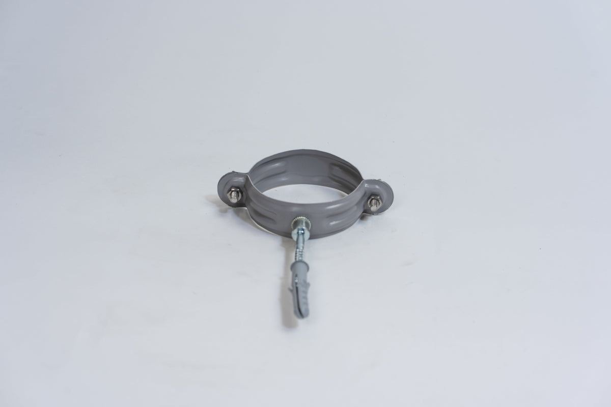 Aluminium HWA Beugel Rond Buis Ø80 mm Grijs RAL-7036