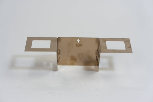 RVS Inmetselbeugel Vierkante HWA Buis 100 mm