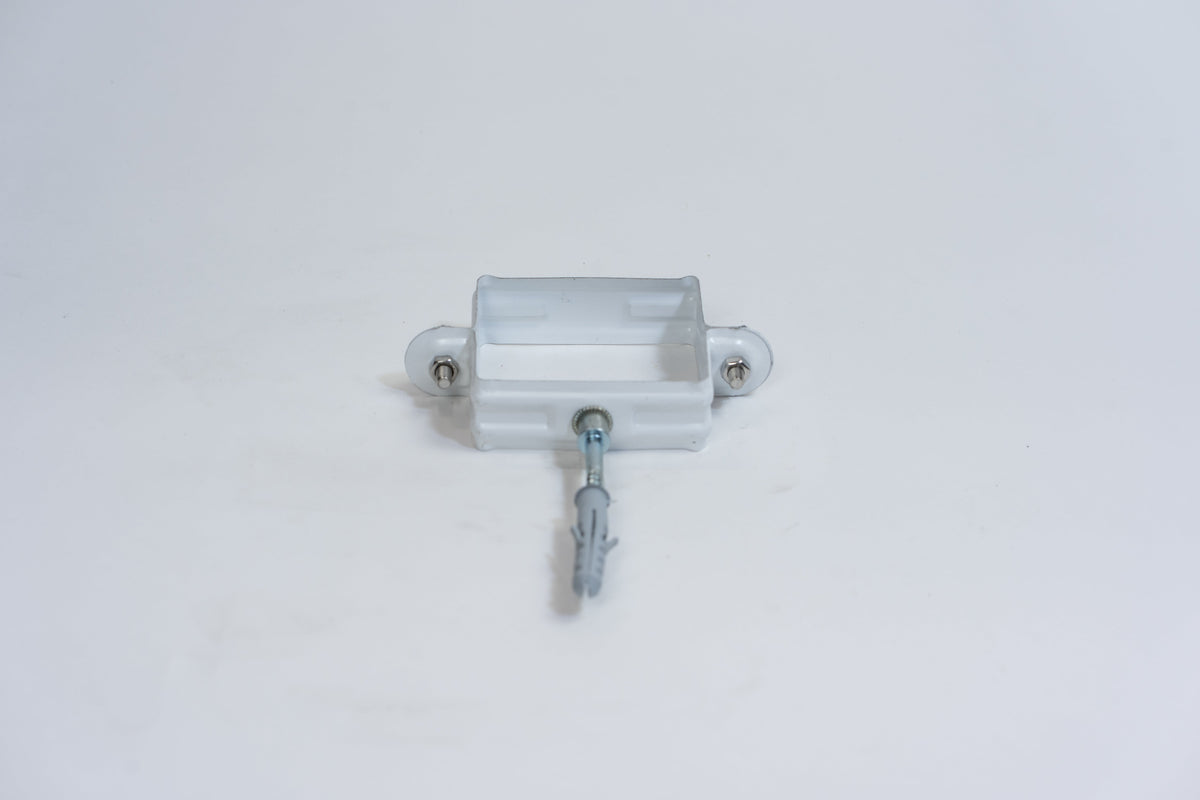 Aluminium HWA Beugel Vierkant Buis 80 mm Wit RAL-9010