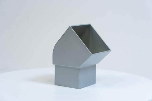 Aluminium HWA Bocht 45° Vierkant 80 - Kleur n.t.b.