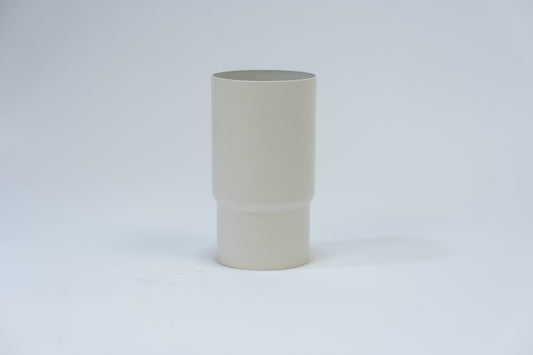 Aluminium HWA Schuifmof Rond Ø80 mm Crème RAL-9001 (h = 150 mm)