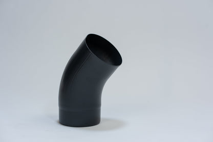 Aluminium HWA Bocht 40° Rond Ø100 mm Antraciet RAL-7016
