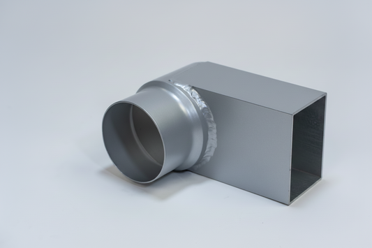 Aluminium HWA Stadsuitloop 60x100 Rond Ø100 - Kleur n.t.b.