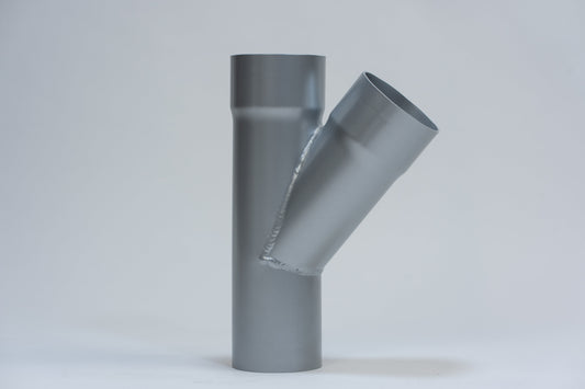 Aluminium HWA T-stuk 40° Rond Ø100 mm - Kleur n.t.b.