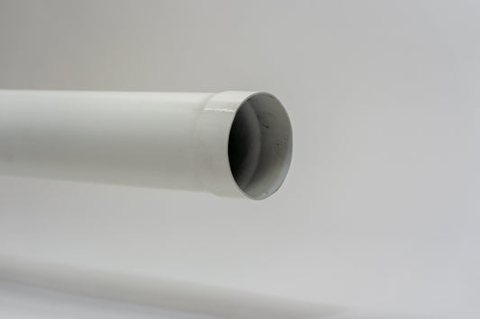 Aluminium HWA Buis Rond Ø100 mm Wit RAL-9010