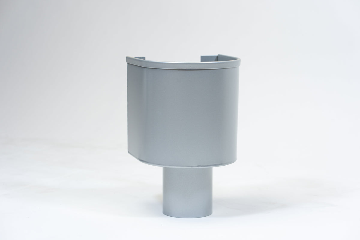 Aluminium Vergaarbak Rond 150x150 Ø80mm - Kleur n.t.b.