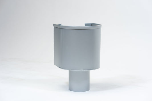 Aluminium Vergaarbak Rond 150x150 Ø80mm - Kleur n.t.b.