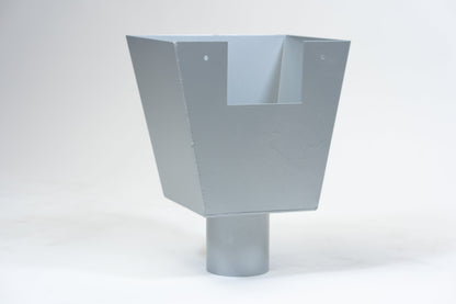 Aluminium Vergaarbak Vierkant 200x250 Ø80mm - Kleur n.t.b.